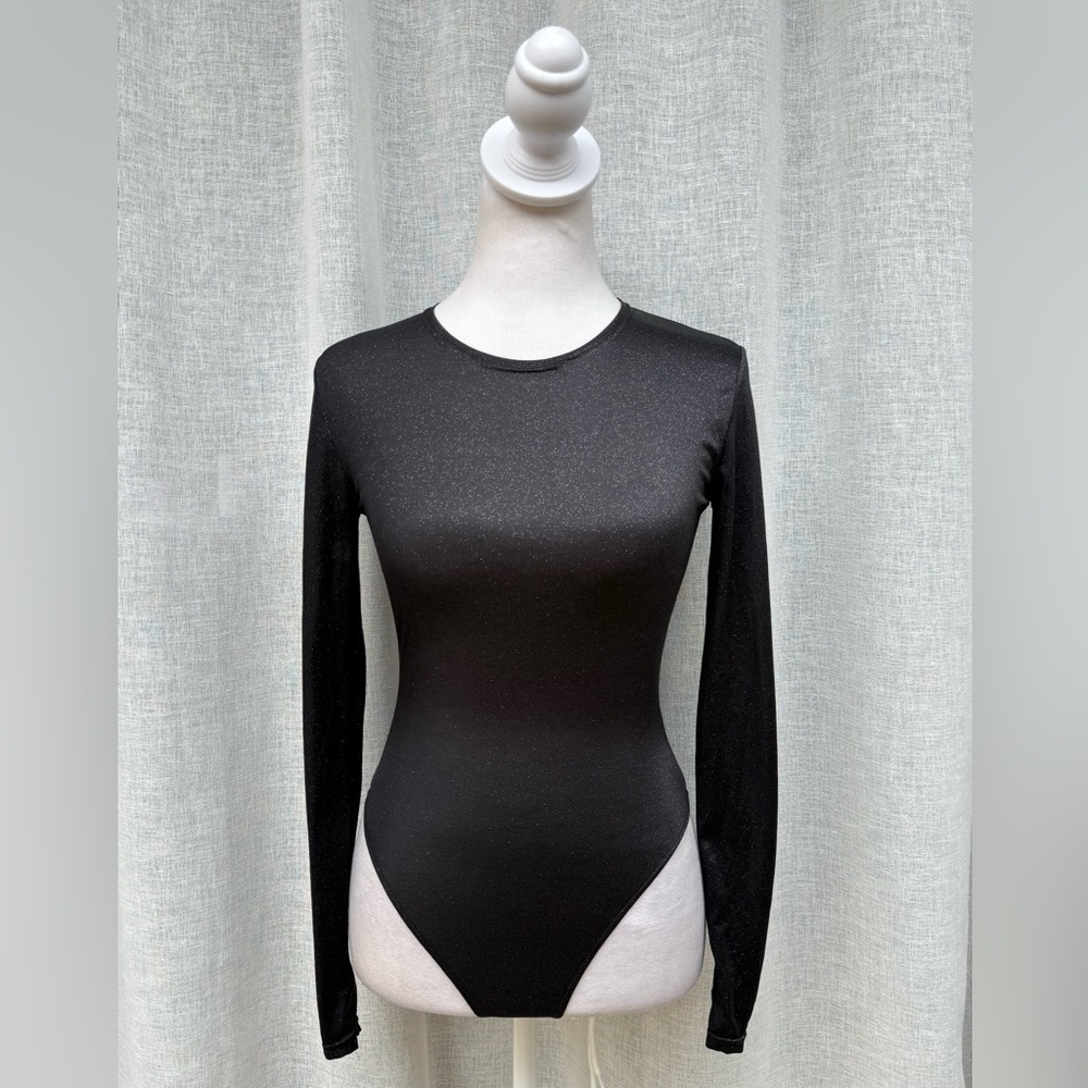 Feel Good Paris bodysuit black metallic shimmer, France
